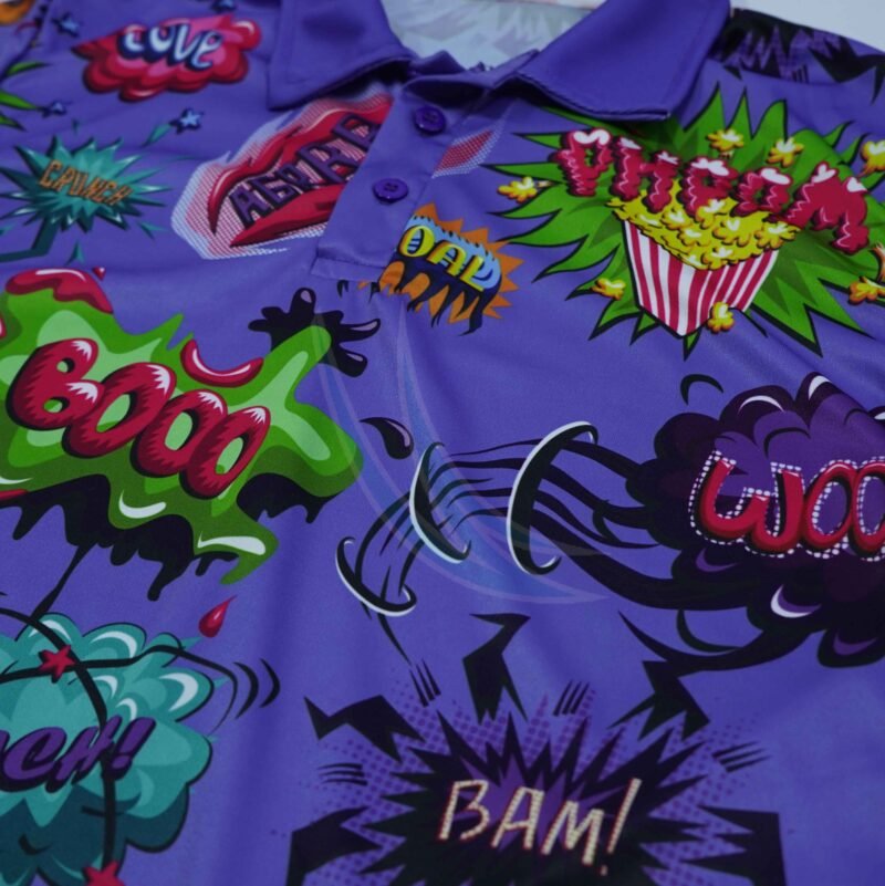 Sublimated Comic Blast Polo - Image 3