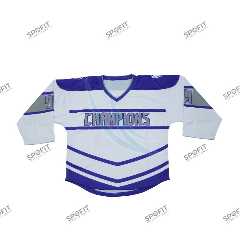 V-Neck Ice Sublimated Hockey Jersey