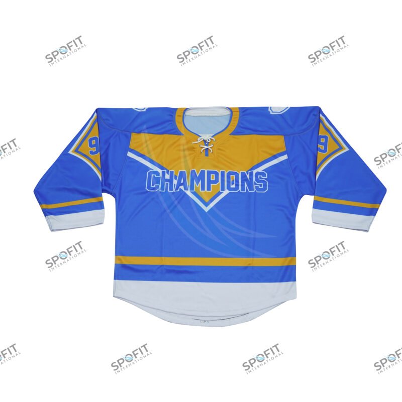 Lace-Neck Sublimated Ice Hockey Jersey