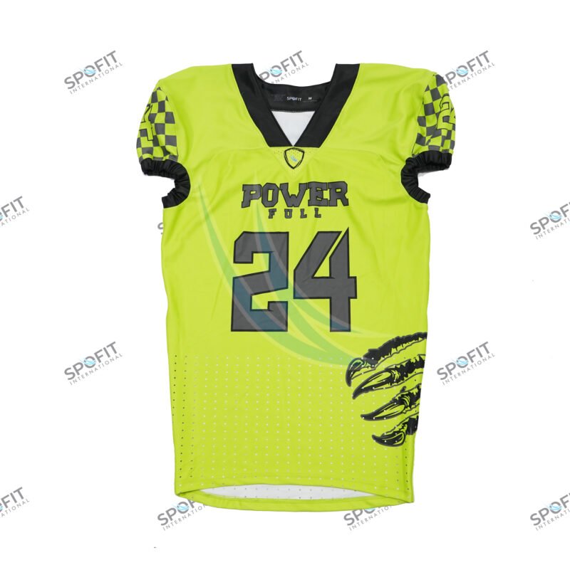 Best Sublimated Football Jersey | Petite Sleeves Split Neck
