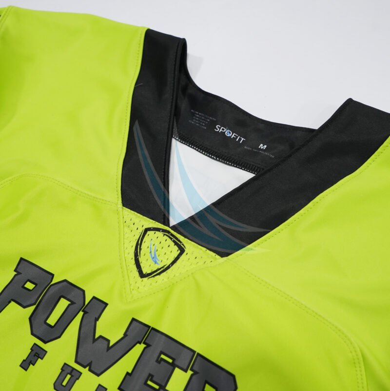 Best Sublimated Football Jersey | Petite Sleeves Split Neck - Image 2