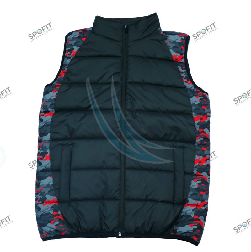Sublimated puffer vest