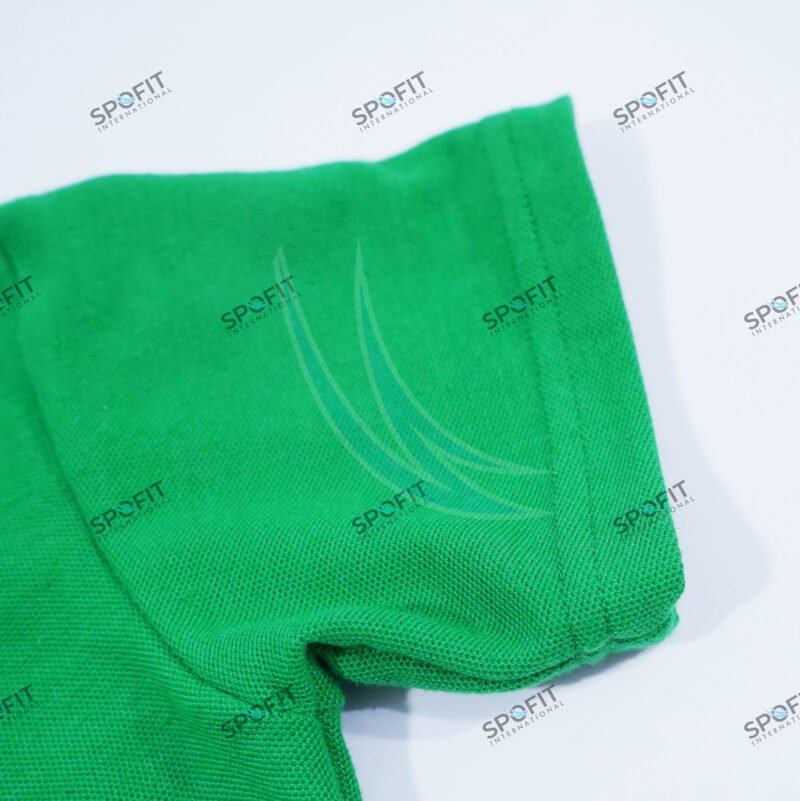 Cool Green Baby Boy Polo Shirt - Collared Cut - Image 3