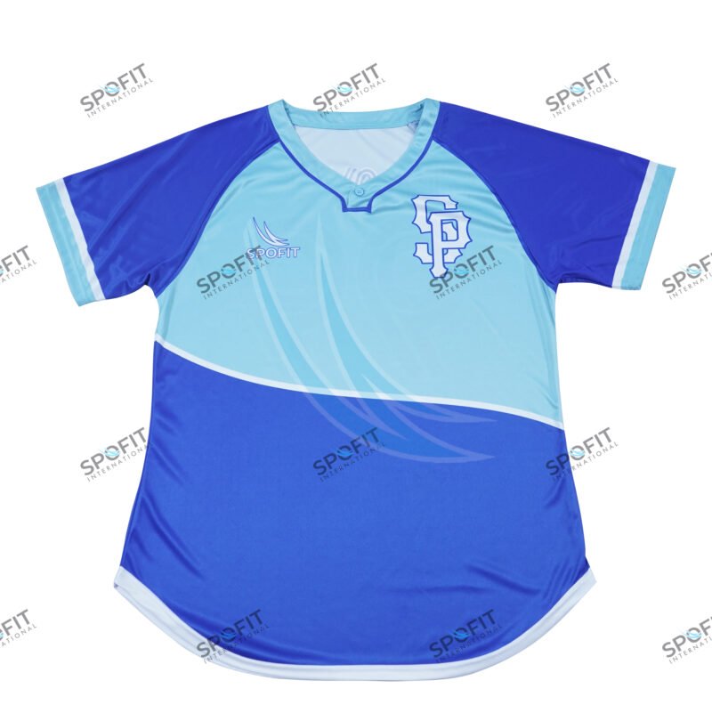  Two Button Baseball Jersey