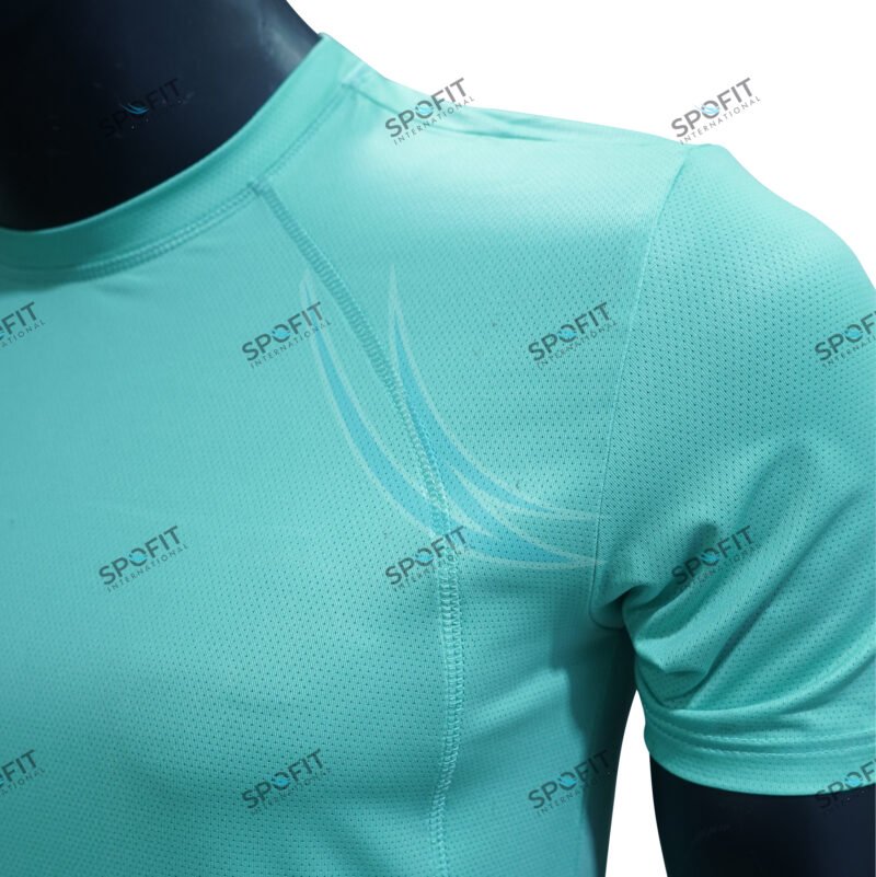 Comfortable Round Neck Shirt: 100% Polyester Raglan Style - Image 2