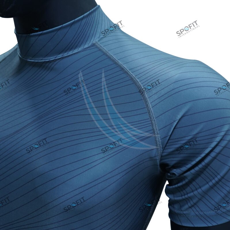 Comfortable Compression T-shirt, Athletic Round Neck - Image 2