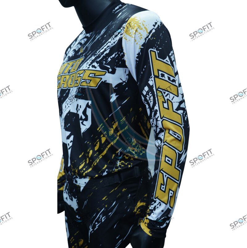 Elite Sublimated Motocross Uniform Set - Knee Brace Support - Image 2